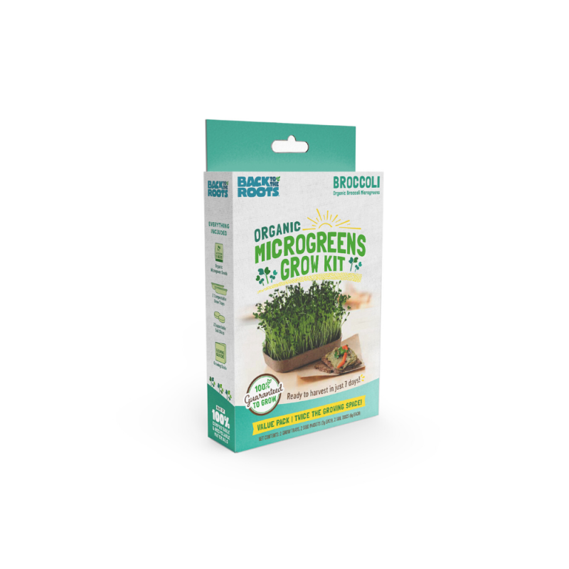 Back to the Roots Microgreens Grow Kit Broccoli Reviews Social Nature