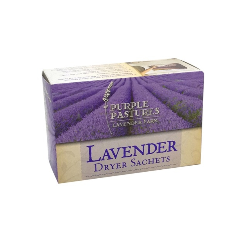 Purple Pastures Lavender Dryer Sachets, 4-count box