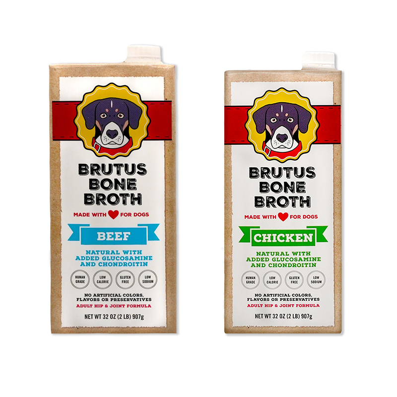 Adding bone broth shop to dog food