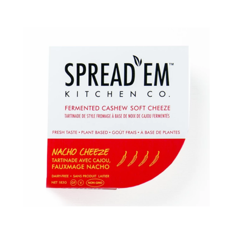 Spread'em Kitchen Vegan Cashew Dips And Cheese Reviews Social Nature