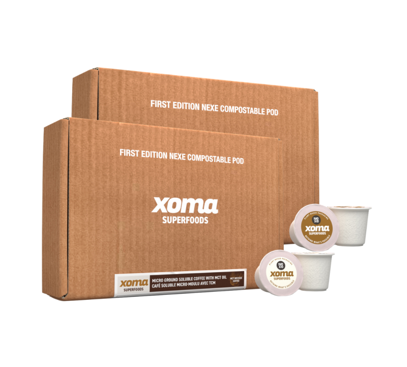 Xoma Superfoods 12Pack Compostable Coffee Pods Reviews Social Nature