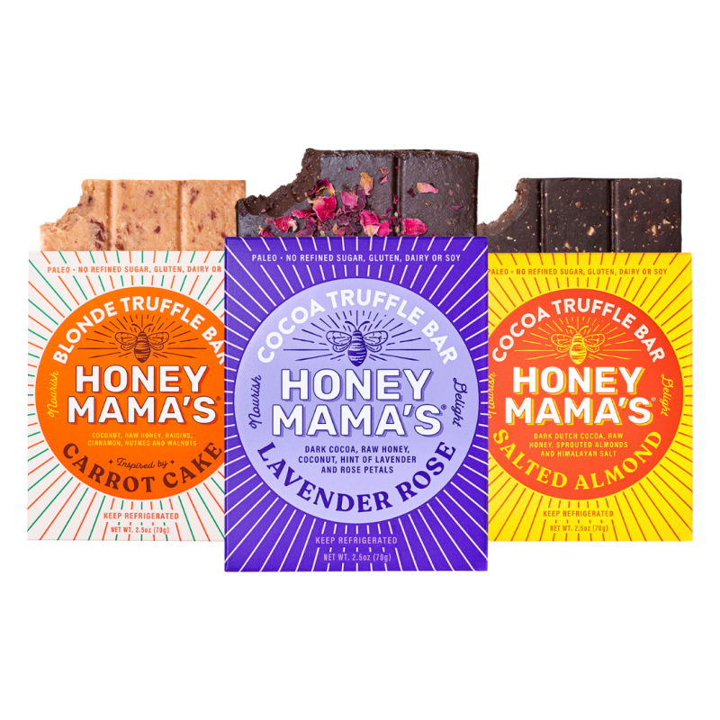 Honey Mama's Cocoa Truffle Bar, Peruvian Raw