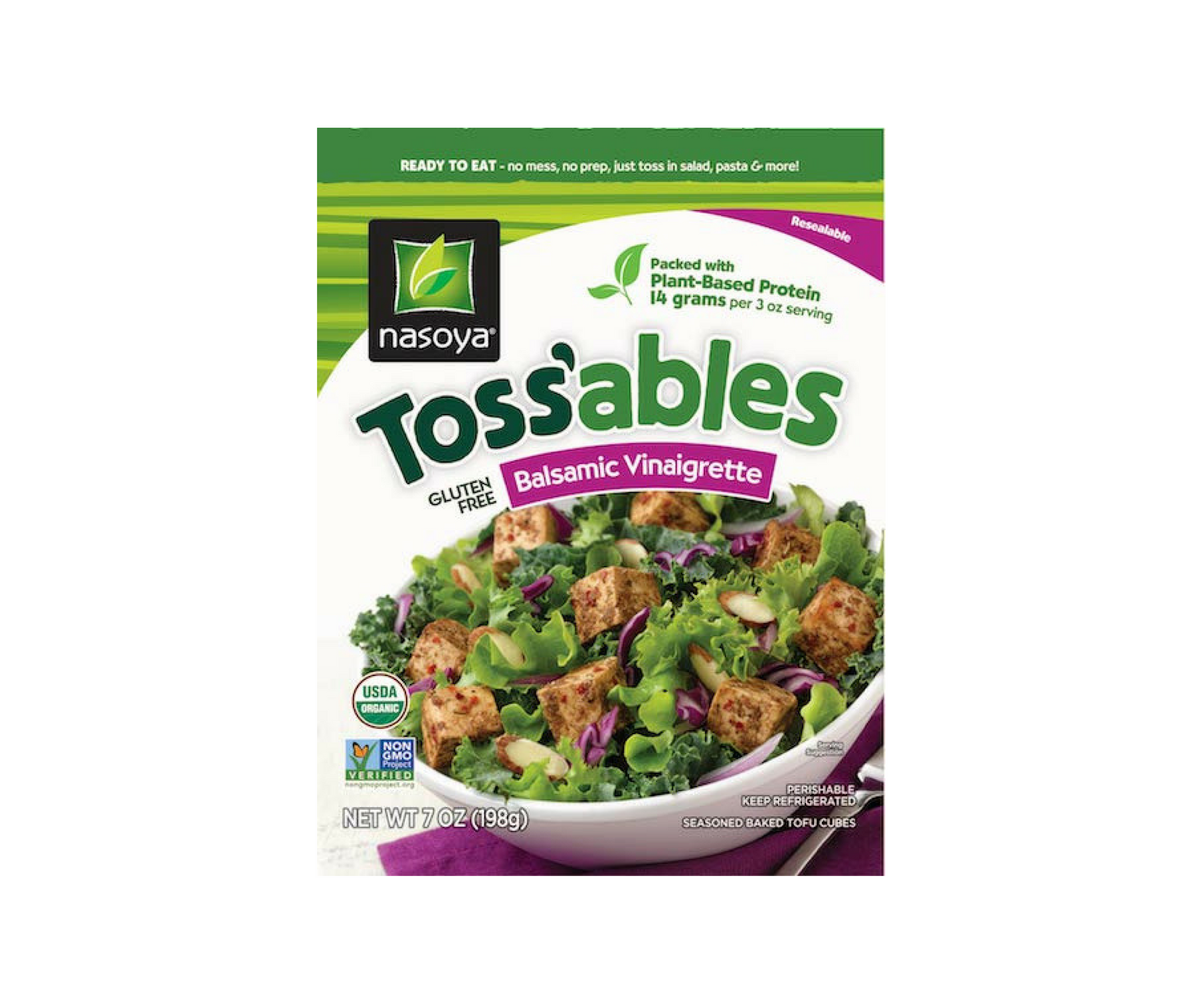Nasoya Seasoned Baked Tofu Cubes
