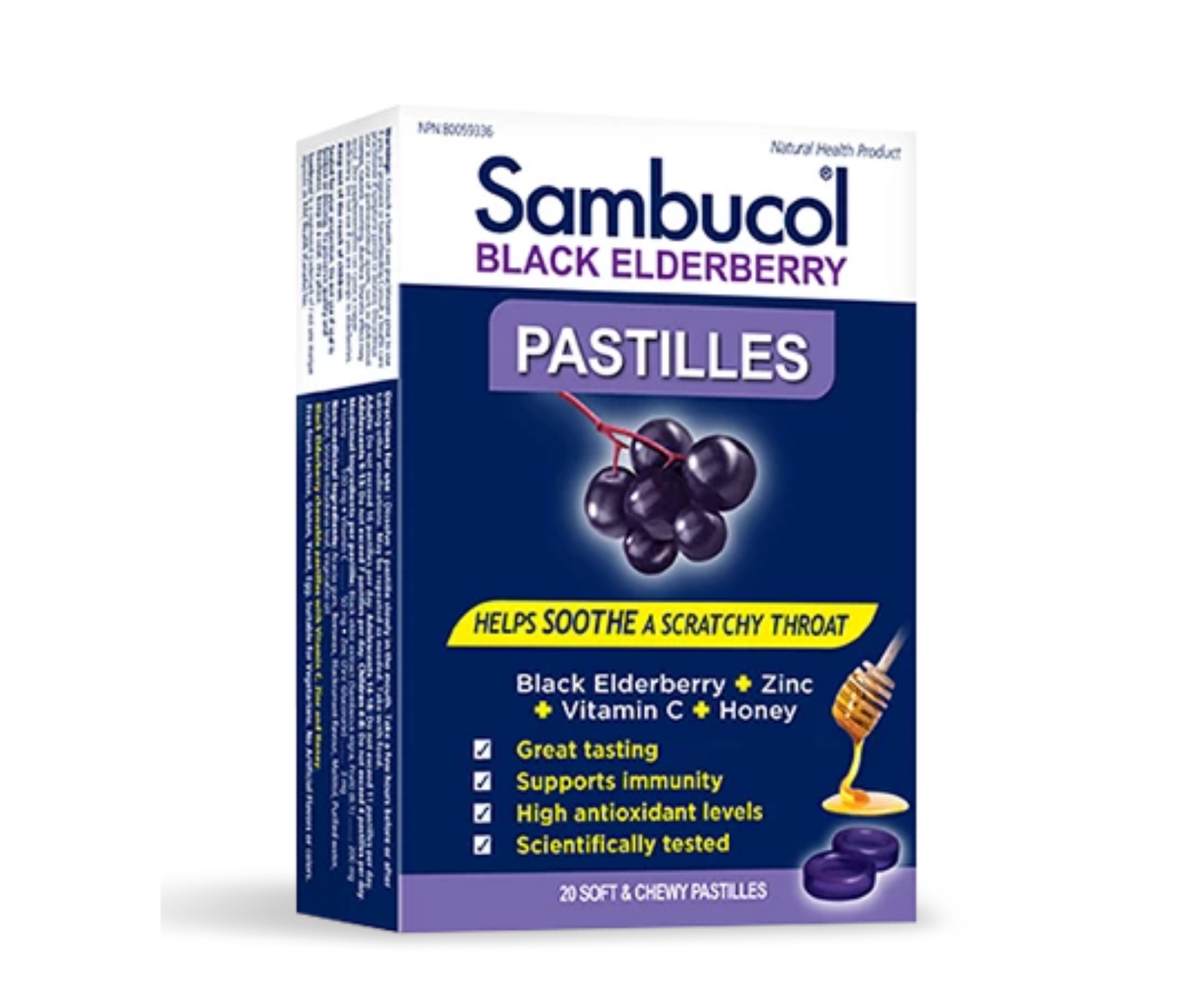 Sambucol Black Elderberry Black Elderberry Pastilles