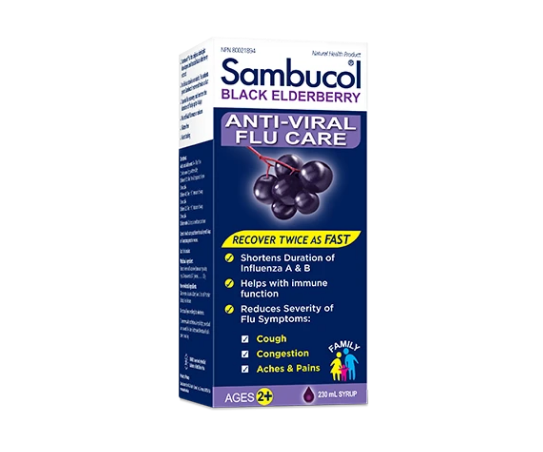 Sambucol Black Elderberry Family Anti-Viral Flu Care