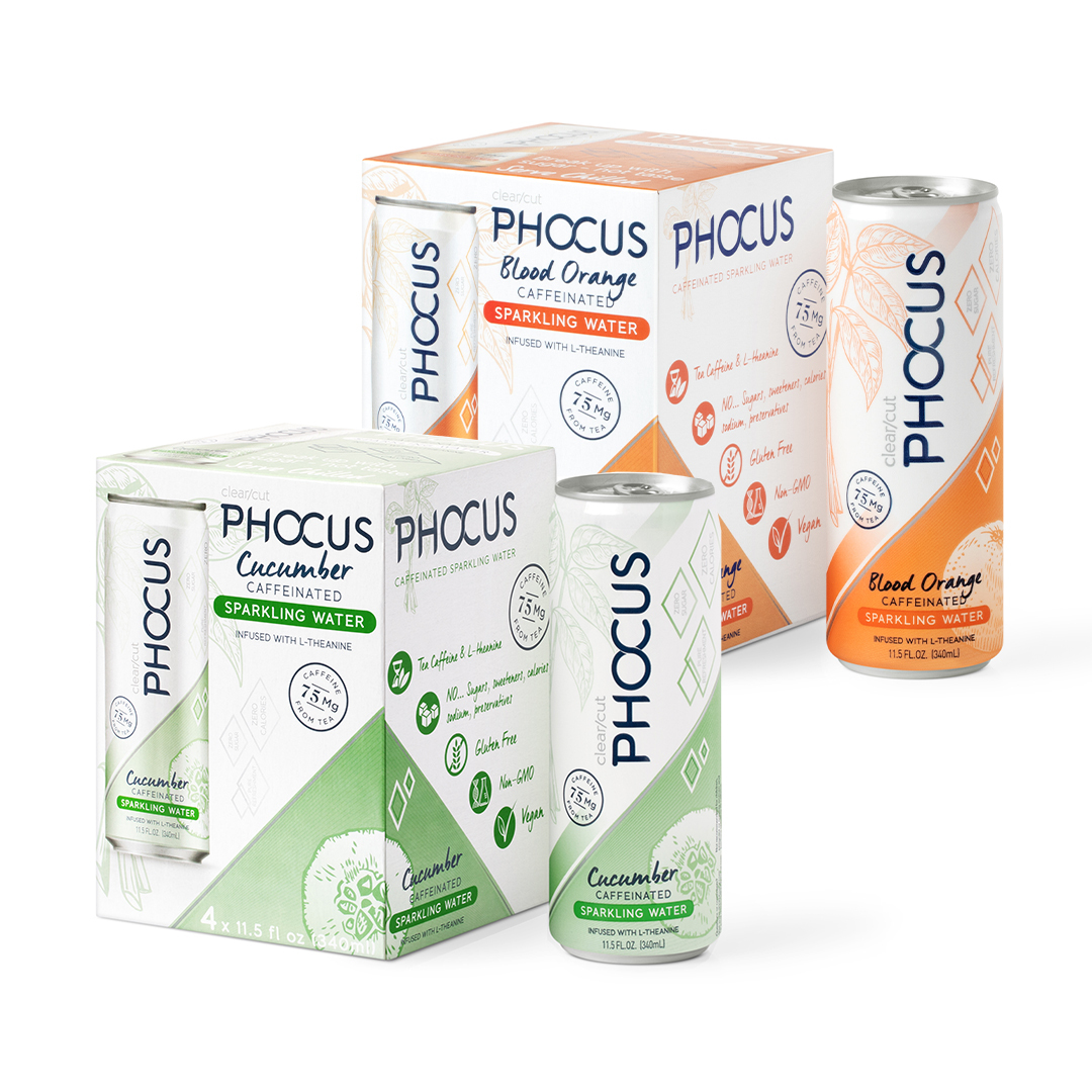 Phocus Naturally Energizing Sparkling Water - Featured