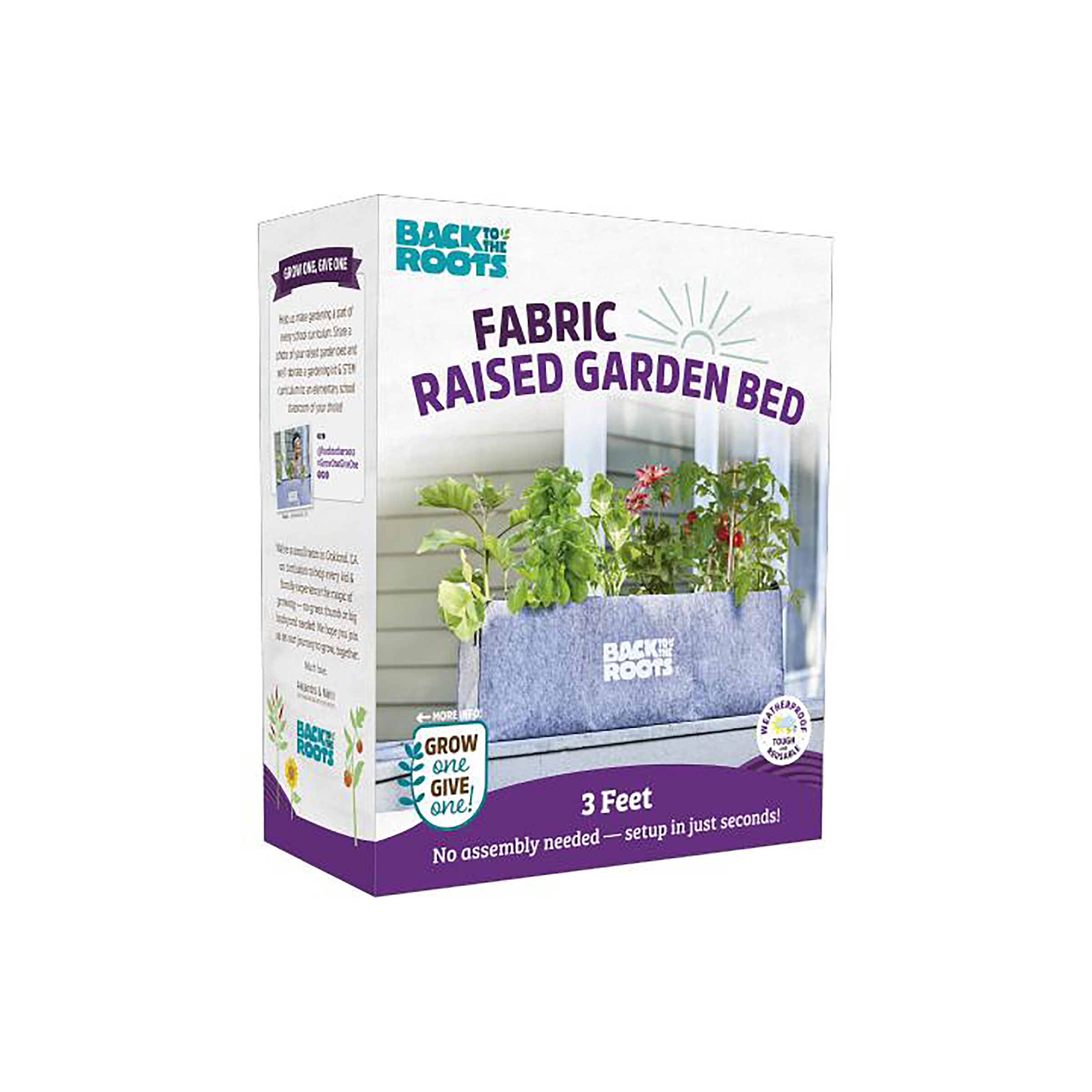 Back to the Roots Fabric Raised Garden Bed