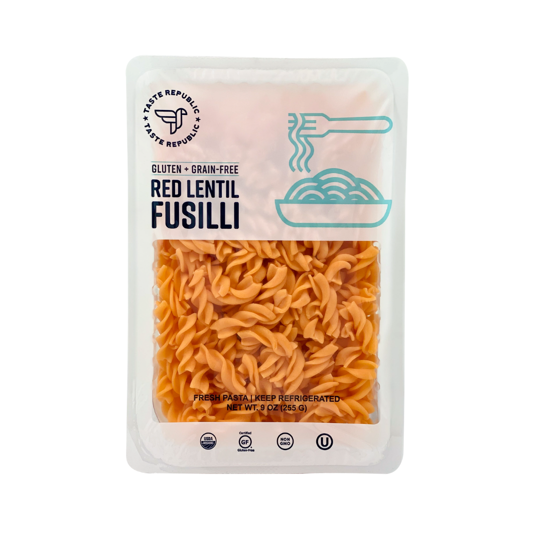 Taste Republic Gluten-Free Organic Red Lentil Fusilli