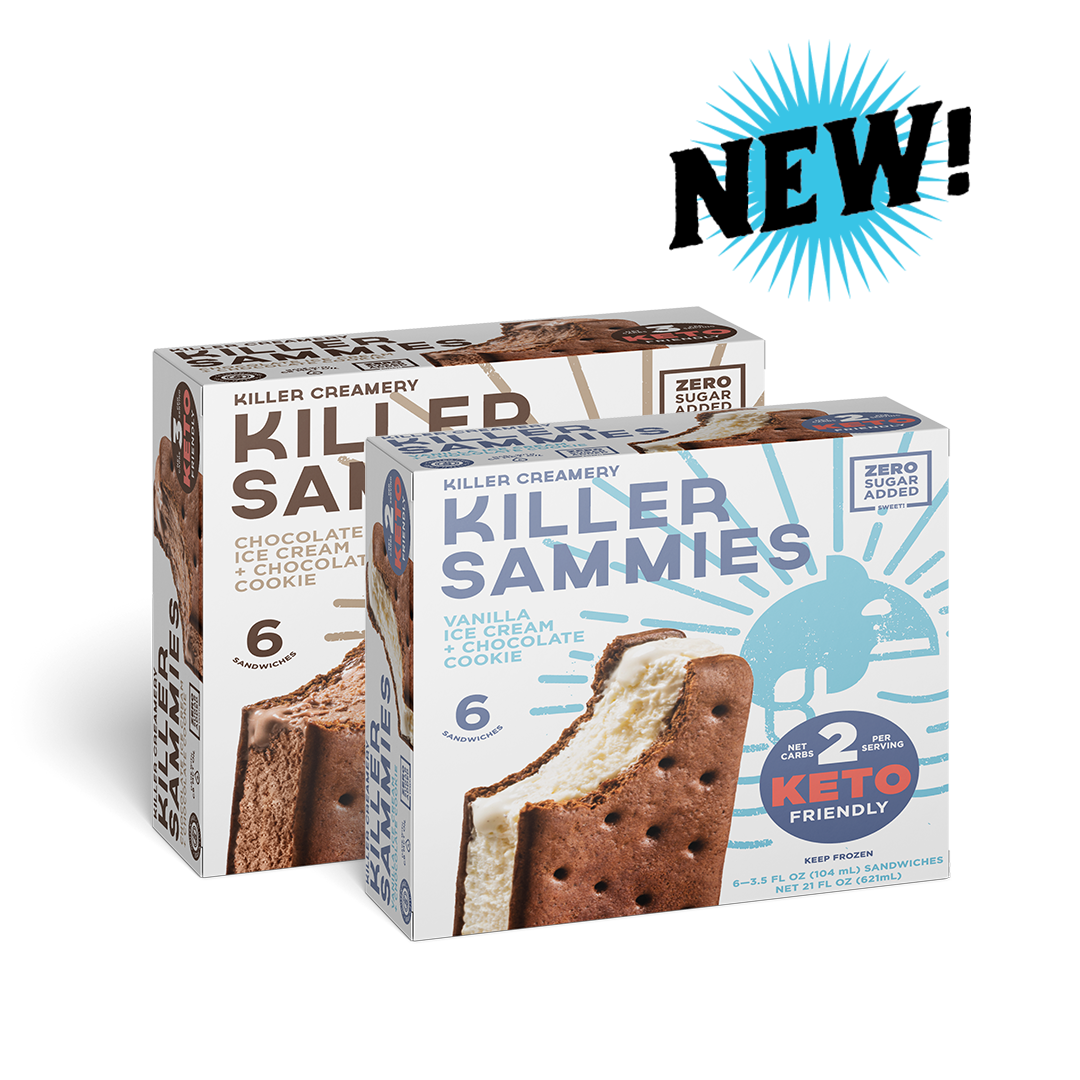 Killer Creamery Sugar Free Ice Cream Sandwiches