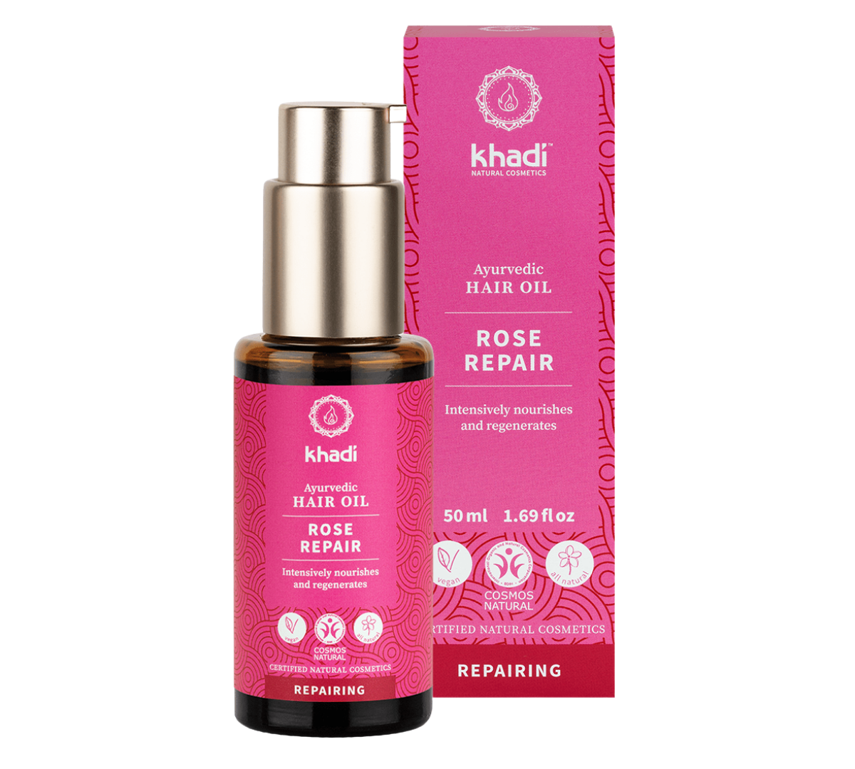 khadi Natural Ayurvedic Hair Oil - Rose Repair