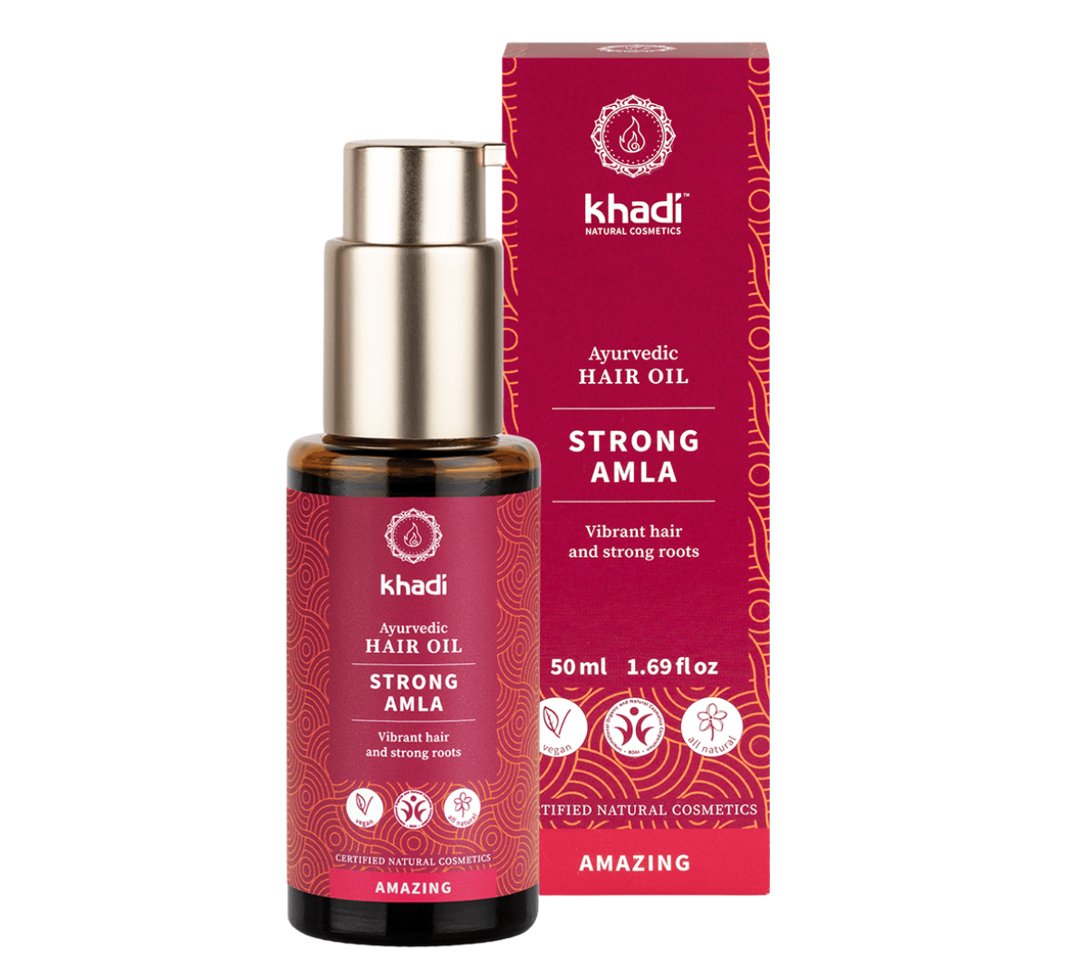 khadi Natural Ayurvedic Hair Oil - Strong Amla - Featured