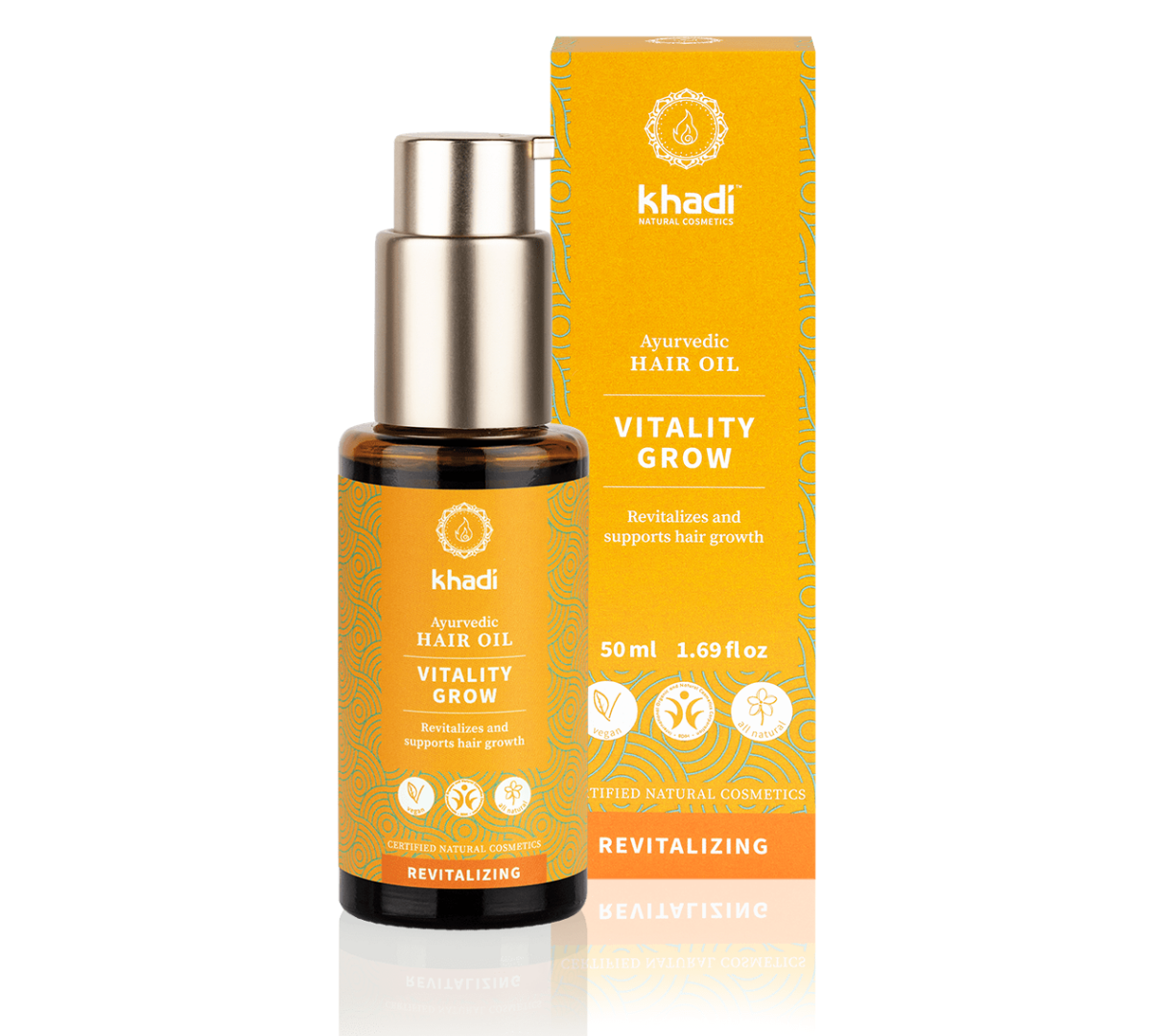 khadi Natural Ayurvedic Hair Oil - Vitality Grow