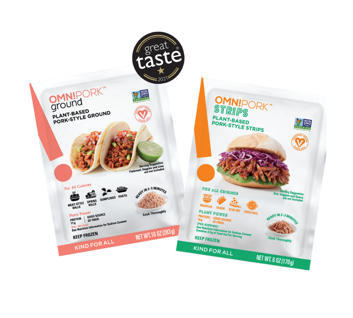 OmniFoods 100% Plant-Based Pork