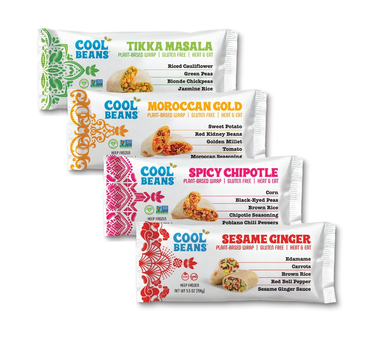 Cool Beans Frozen Wraps - Featured
