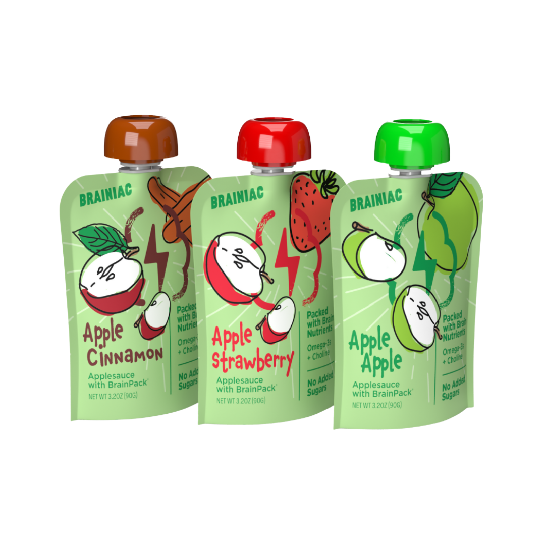Brainiac Foods Applesauce 20-Pack