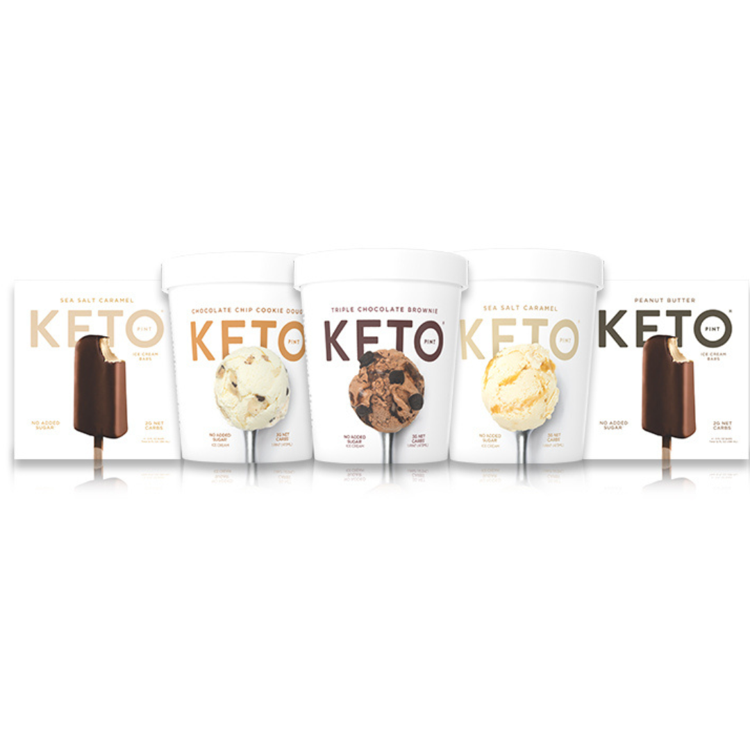 Keto Foods Ice Cream Pints & Bars - Featured
