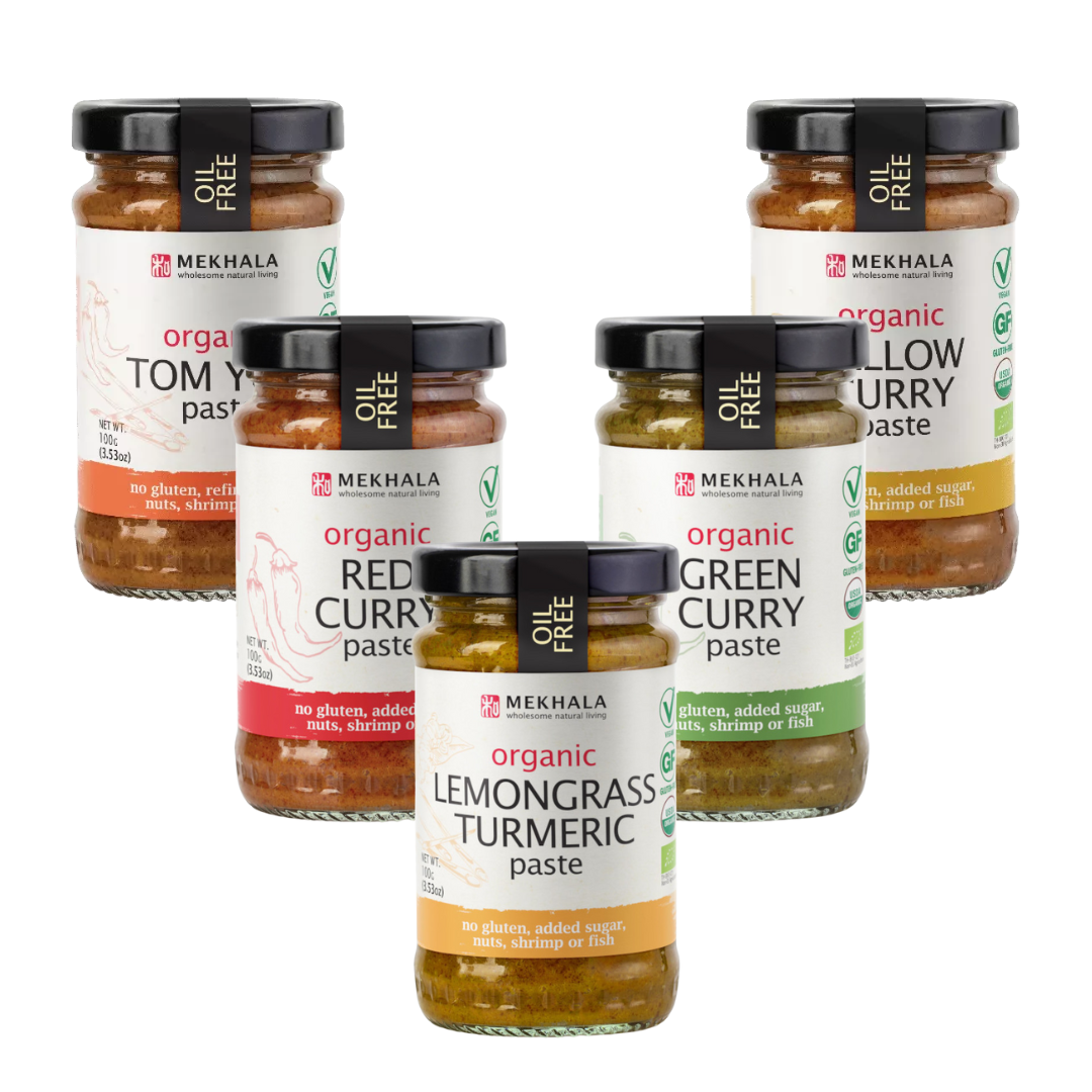 Mekhala Organic Cooking Pastes - Featured