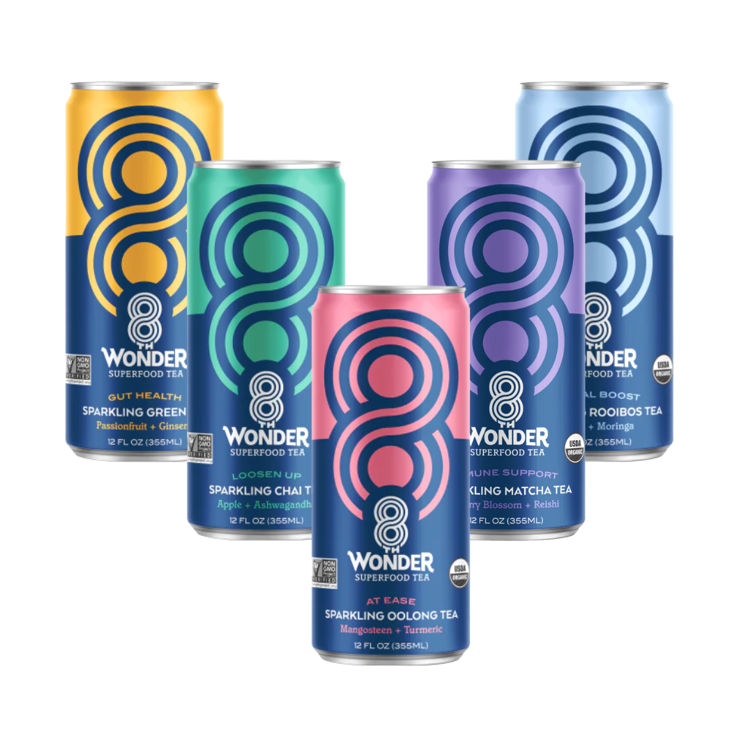 8th Wonder Tea Organic Sparkling Adaptogen Tea - Featured
