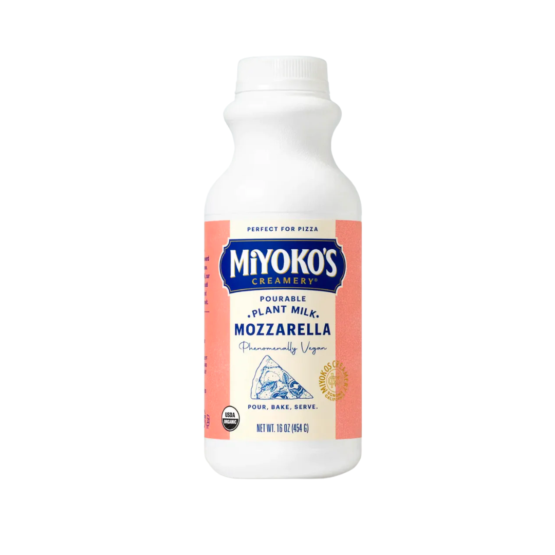 Miyoko's Creamery Organic Liquid Vegan Pizza Mozzarella - Featured