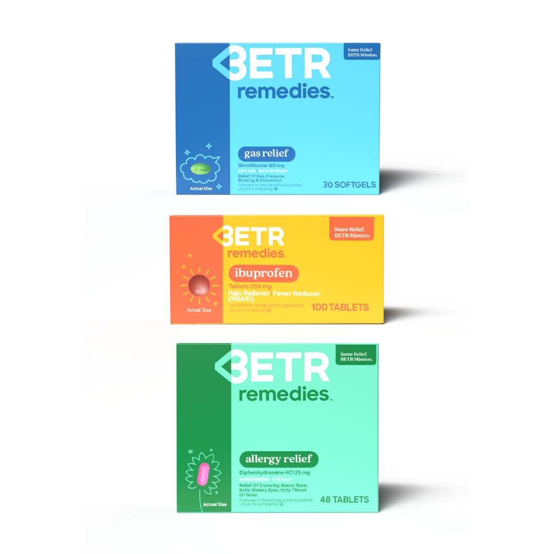 BETR Remedies Relief Medications - Featured