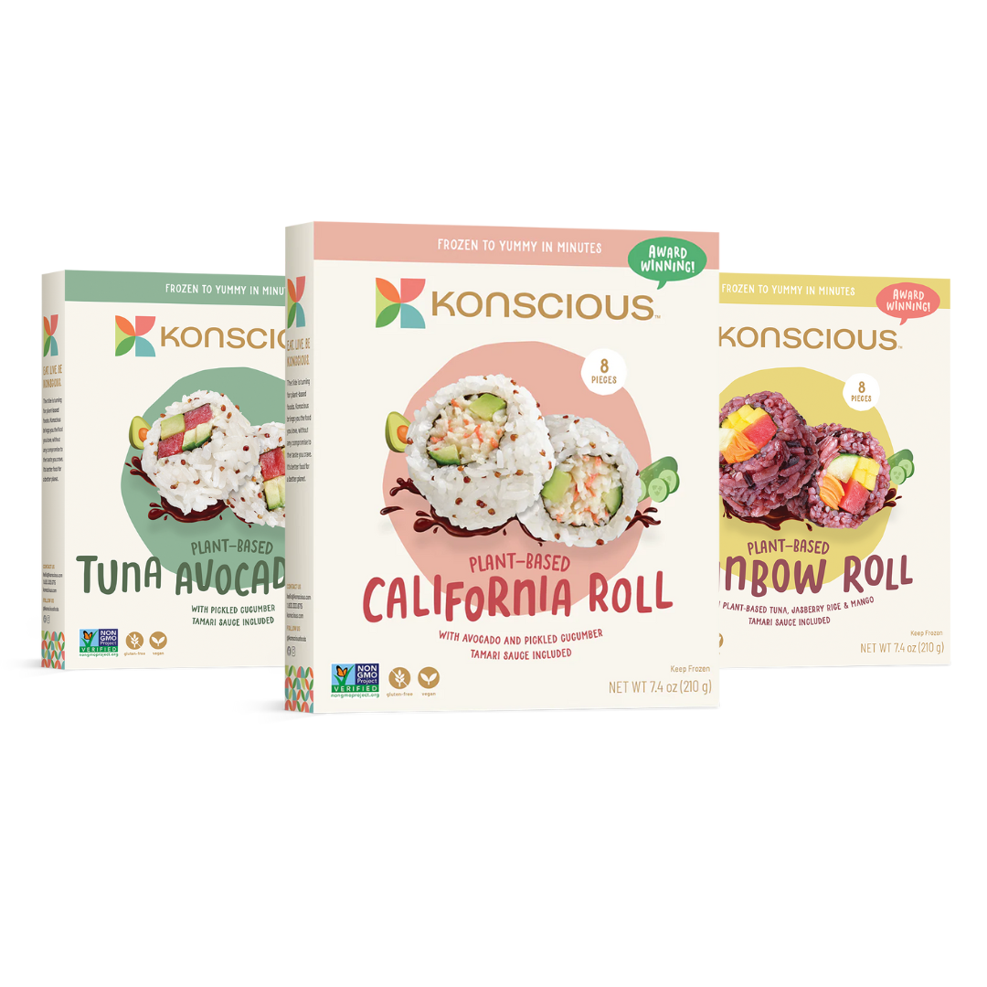 Konscious Foods Plant-Based Sushi Rolls