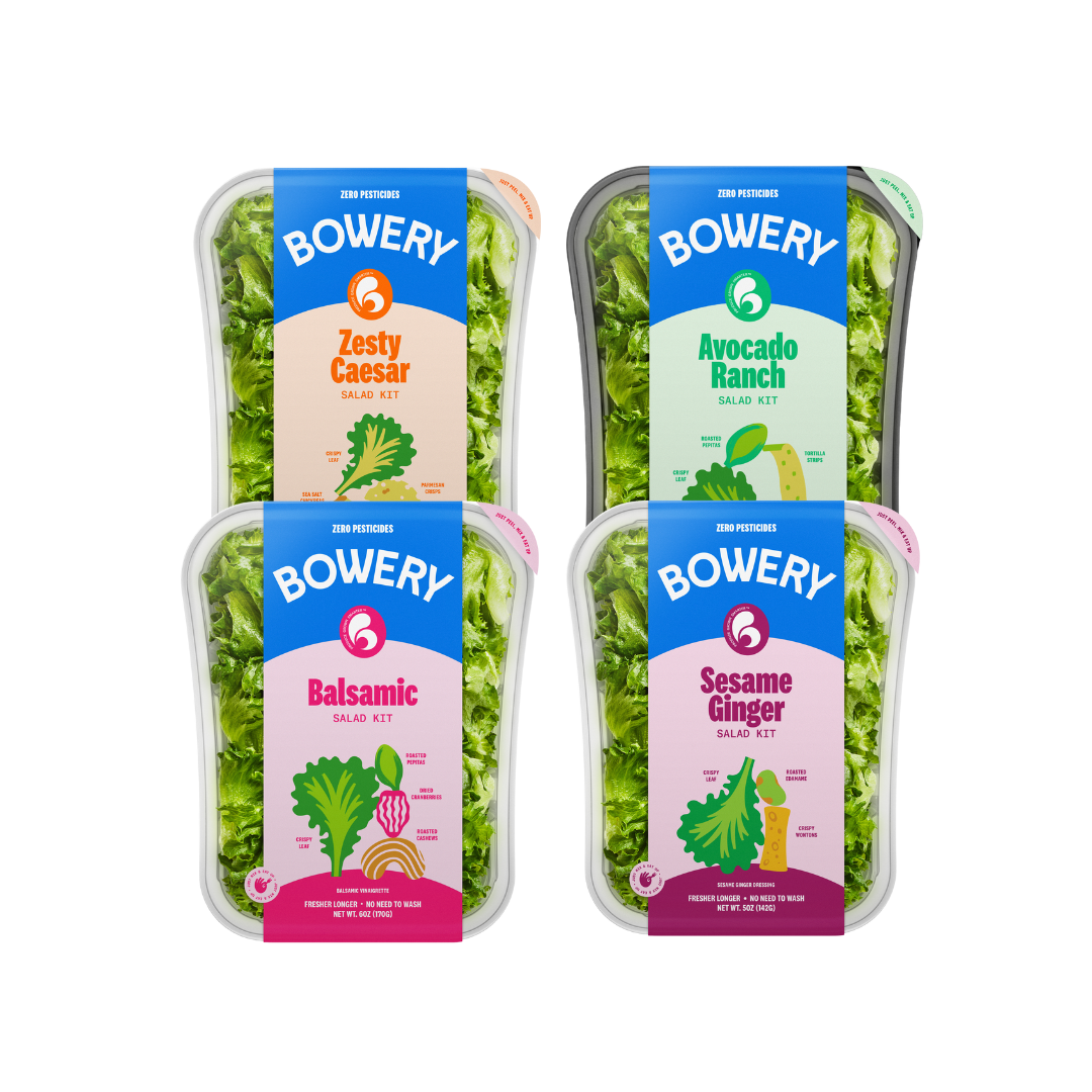 Bowery Farming Zero Pesticide Salad Kits
