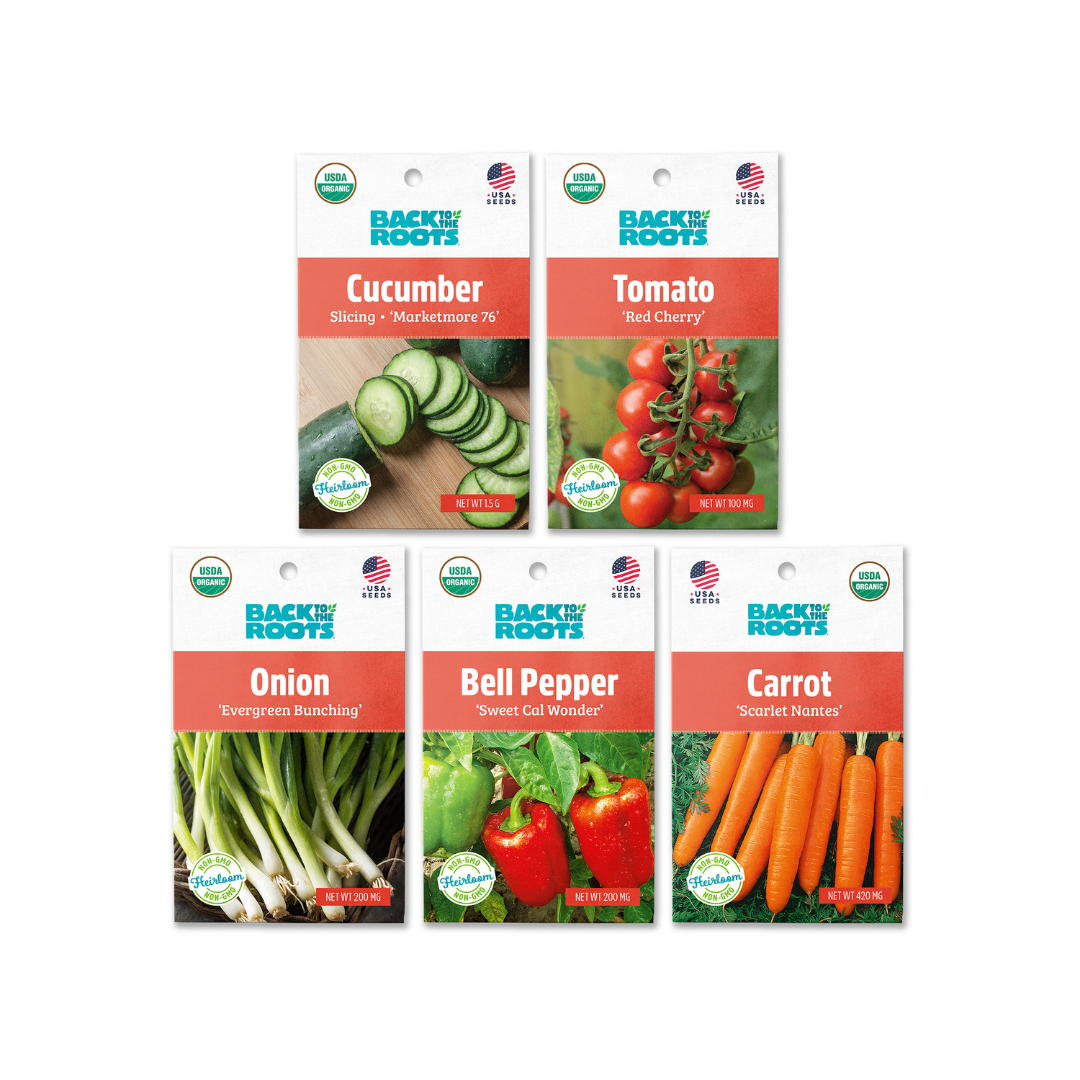 Back to the Roots Organic Veggie Seeds