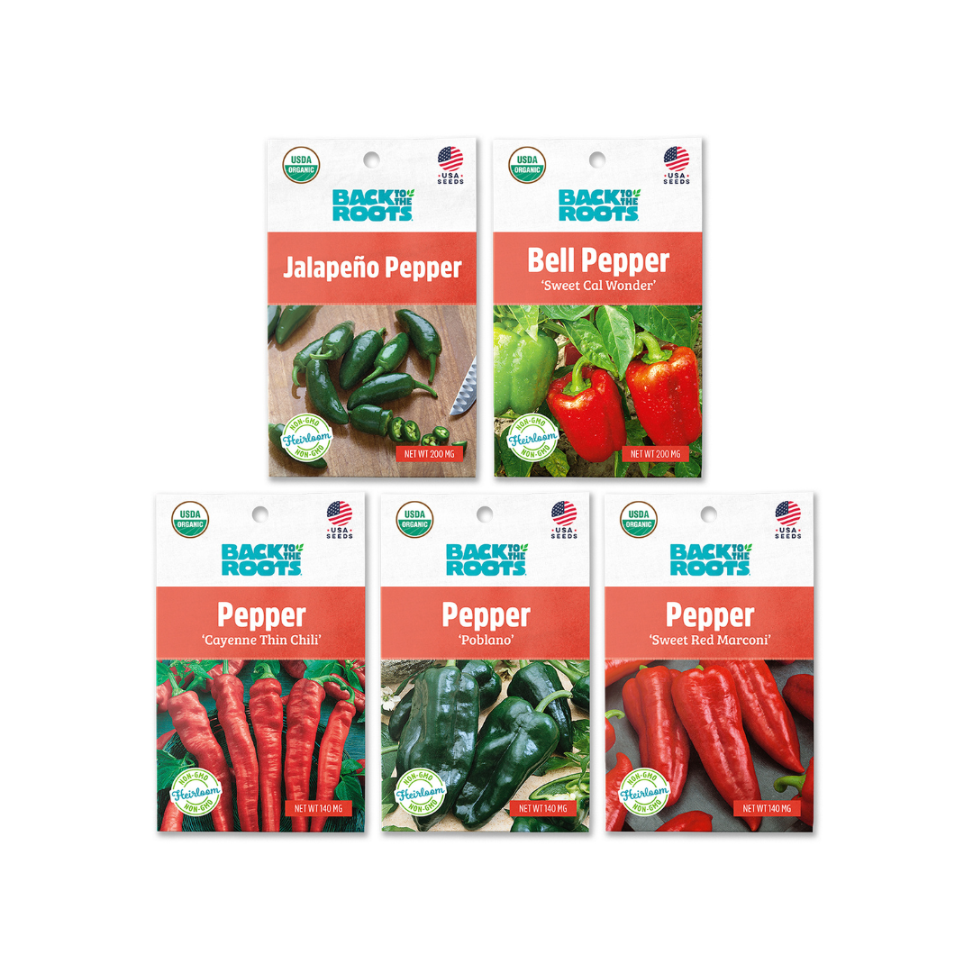 Back to the Roots Organic Pepper Seeds