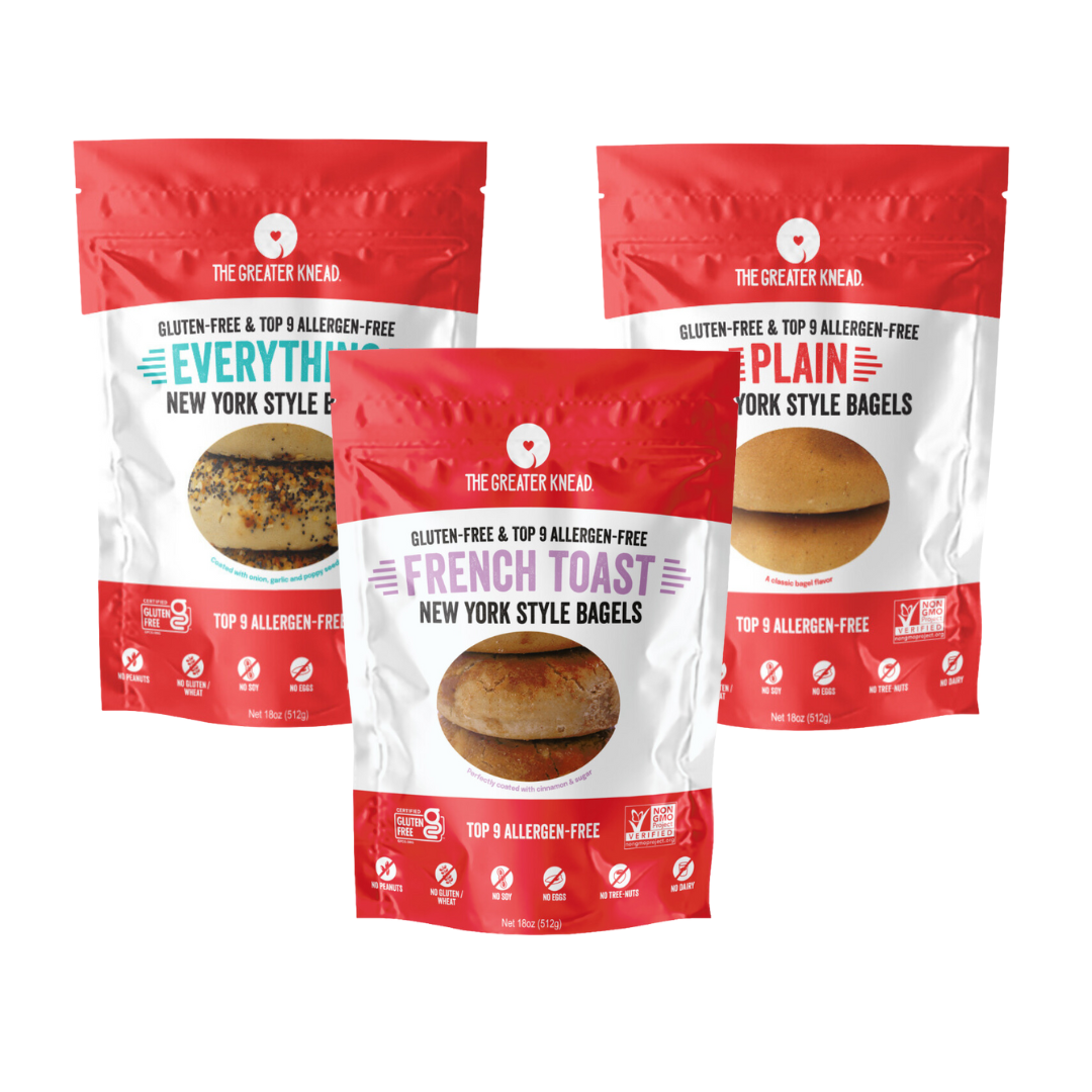 The Greater Knead Allergen-Free Bagels - Featured