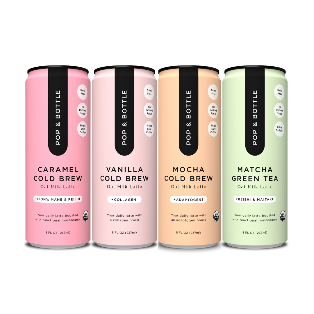 Pop & Bottle Organic Oat Milk Lattes - Featured