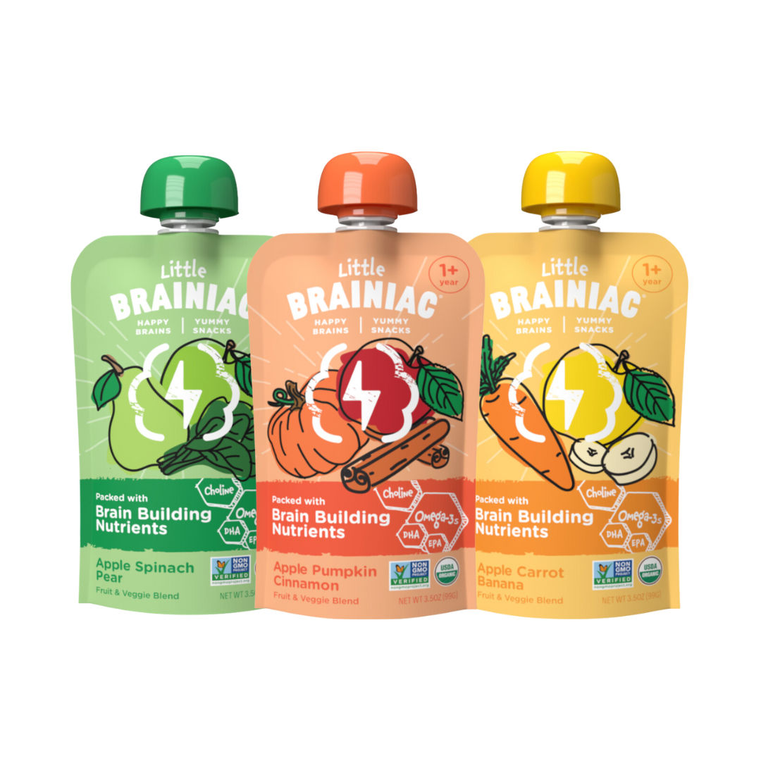 Brainiac Foods Organic Fruit/Veg Pouches