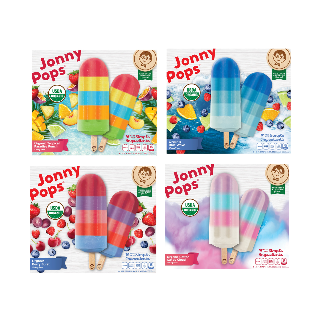 Jonny Pops Organic Frozen Pops - Featured