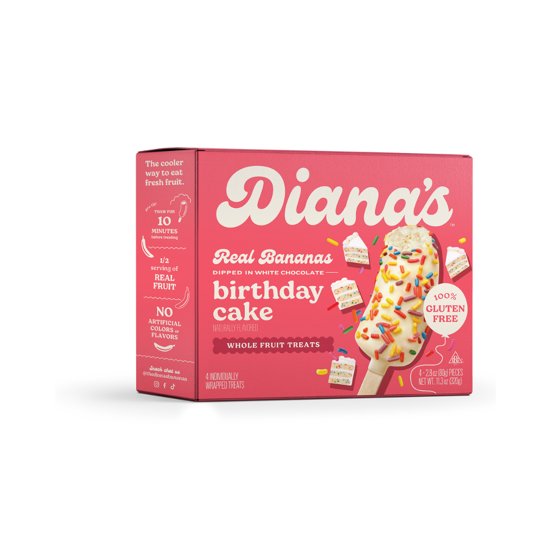 Bday Cake Frozen Fruit Treat