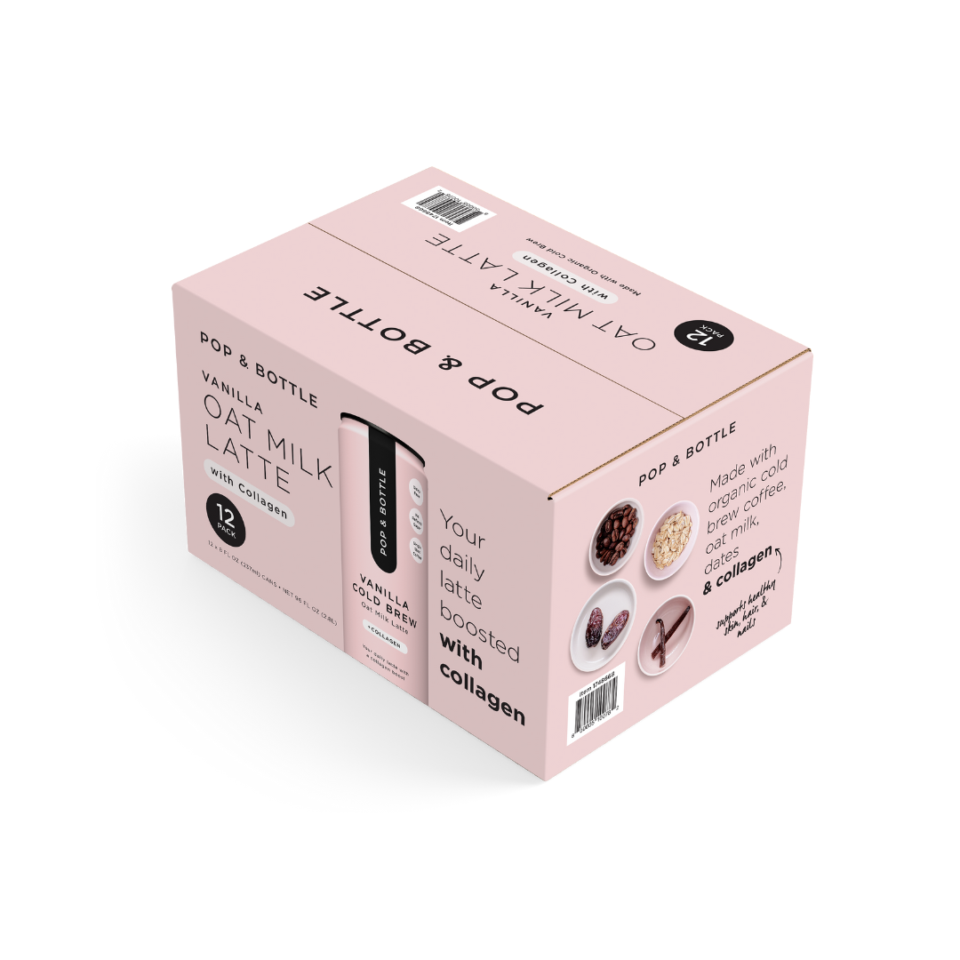 Pop & Bottle Collagen Oat Milk Lattes