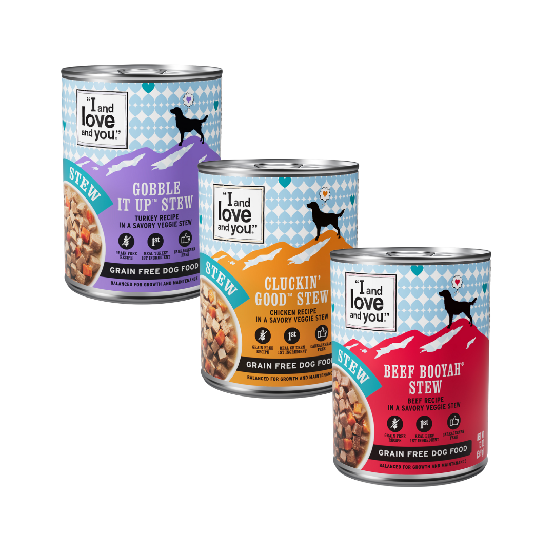"I and love and you" Pet Canned Dog Food Stew - Featured