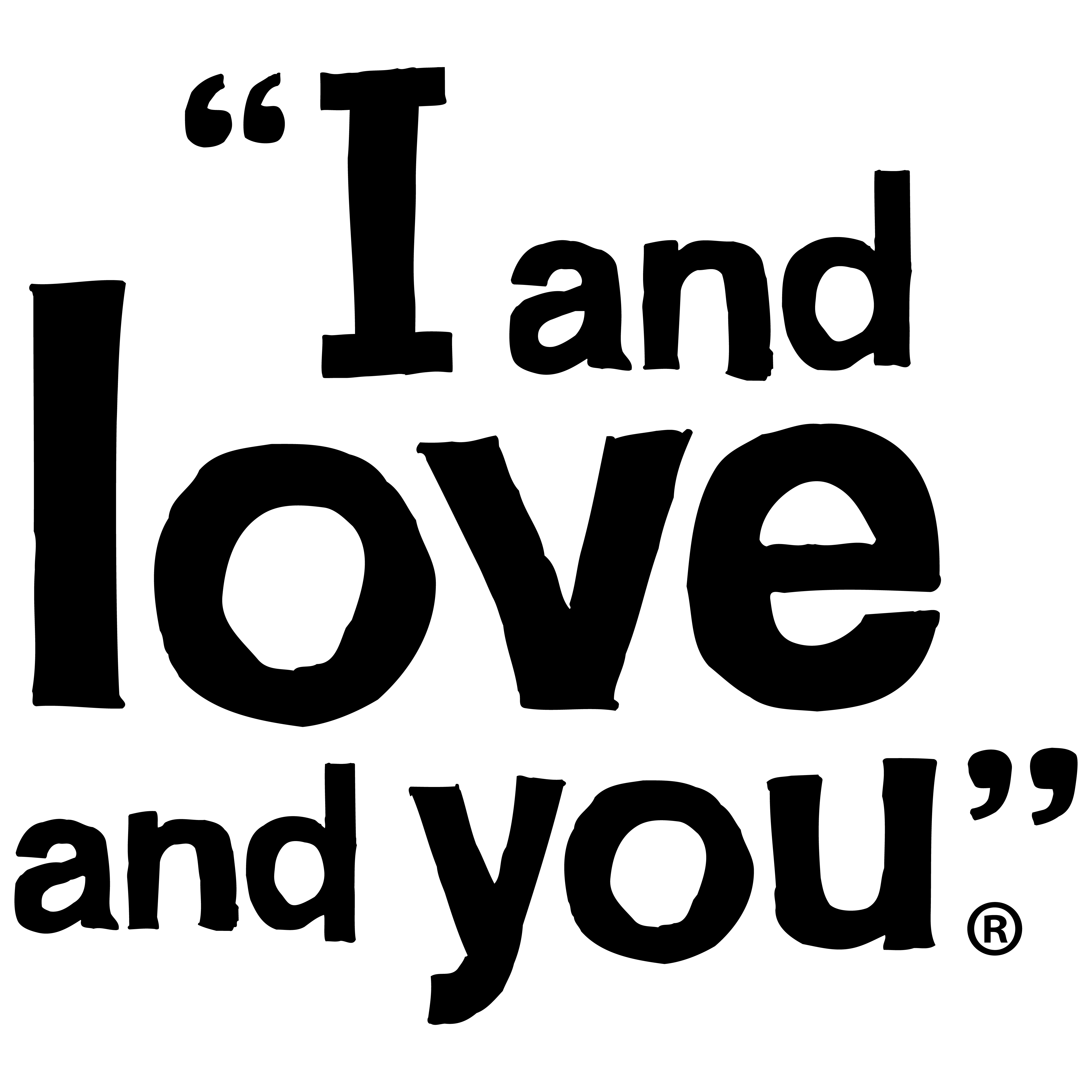 "I and love and you" Pet logo