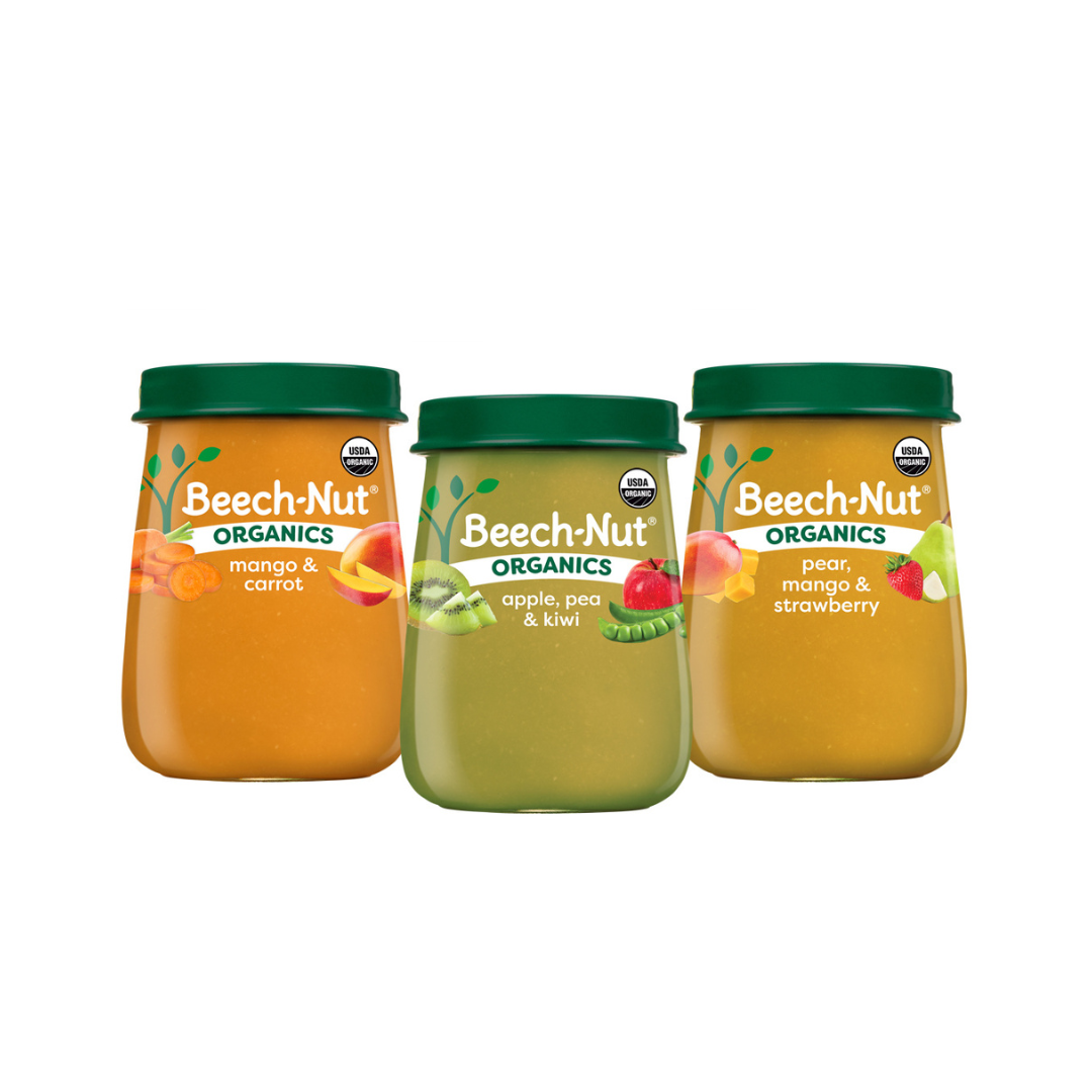 Beech-Nut Organic Stage 2 Baby Jars