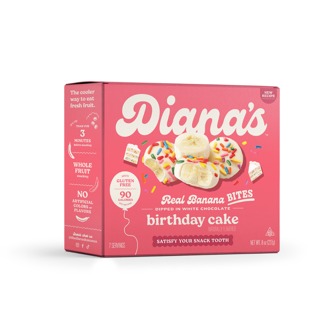 Diana's Bday Cake Frozen Fruit Bites - Featured