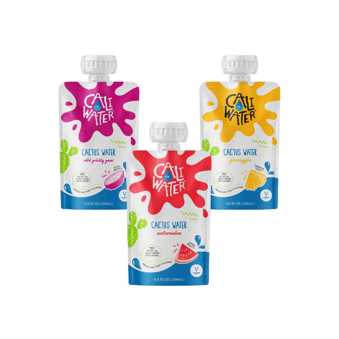 Caliwater Cactus Water Kids Pouches - Featured