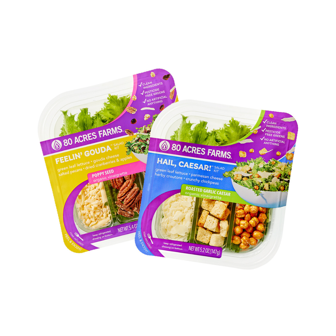 80 Acres Farms Crisp + Clean Salad Kits