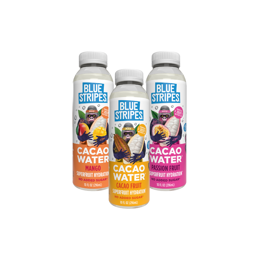 Blue Stripes Cacao Water