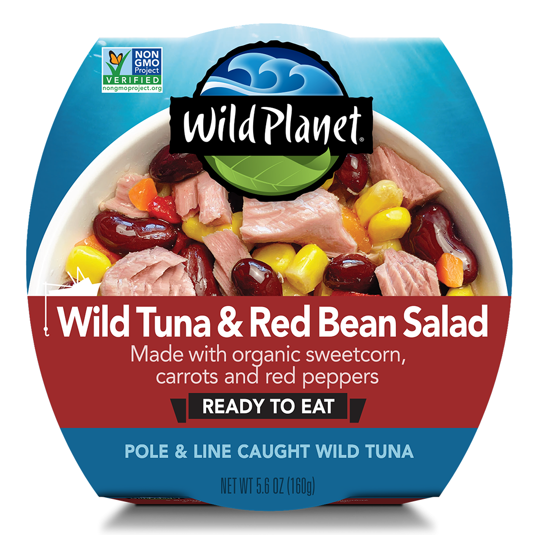 Wild Planet Tuna + Red Bean Salad
