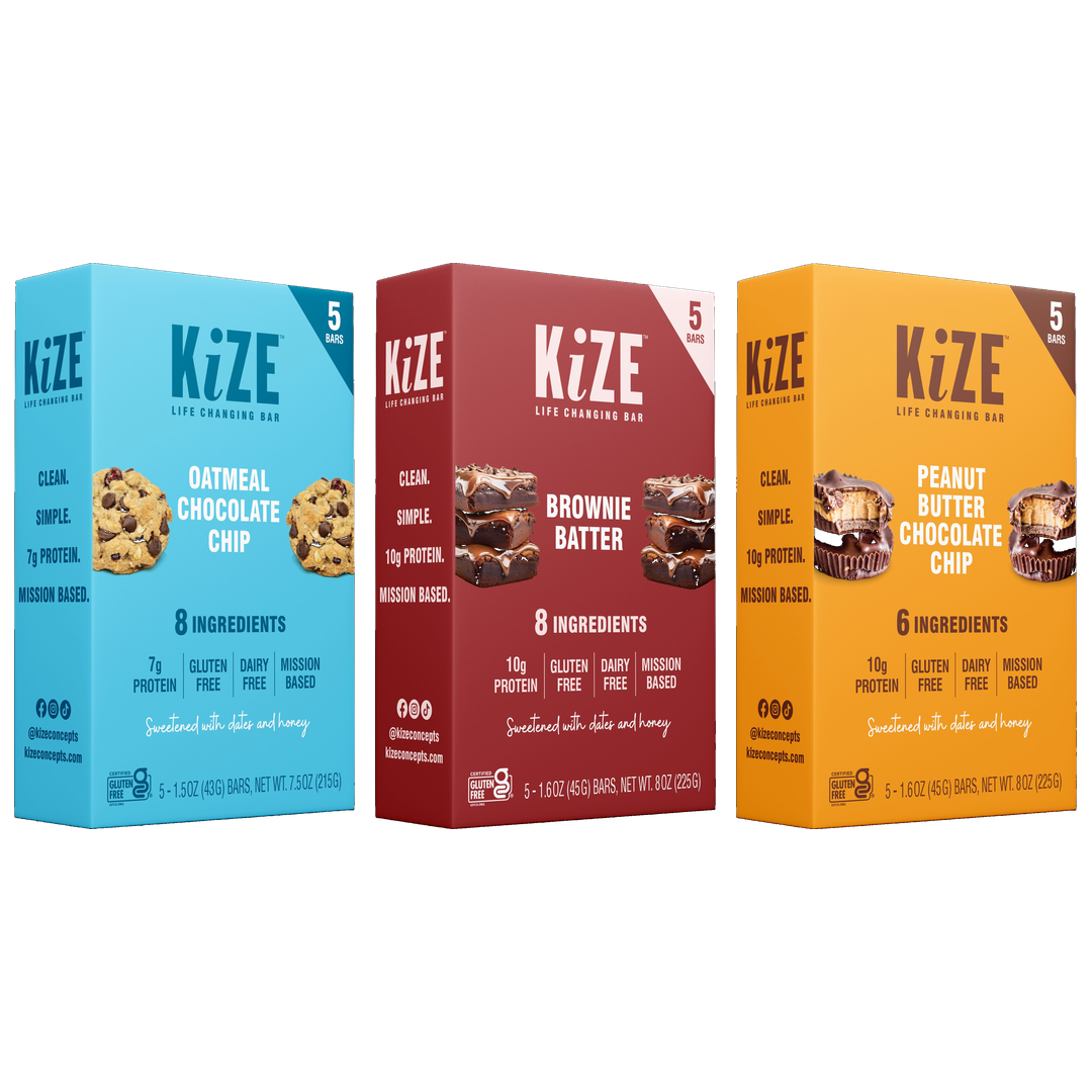 KiZE Gluten-Free Protein Bars