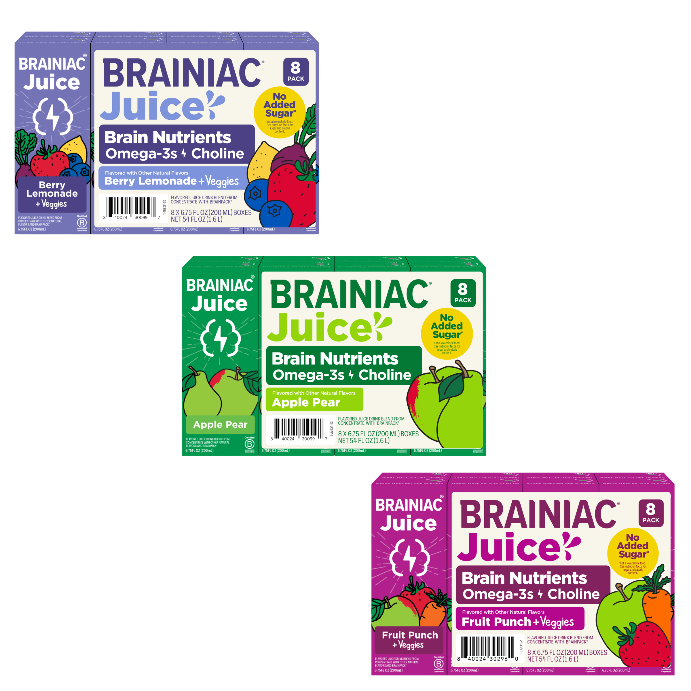 Omega-3 Kids Juice Boxes