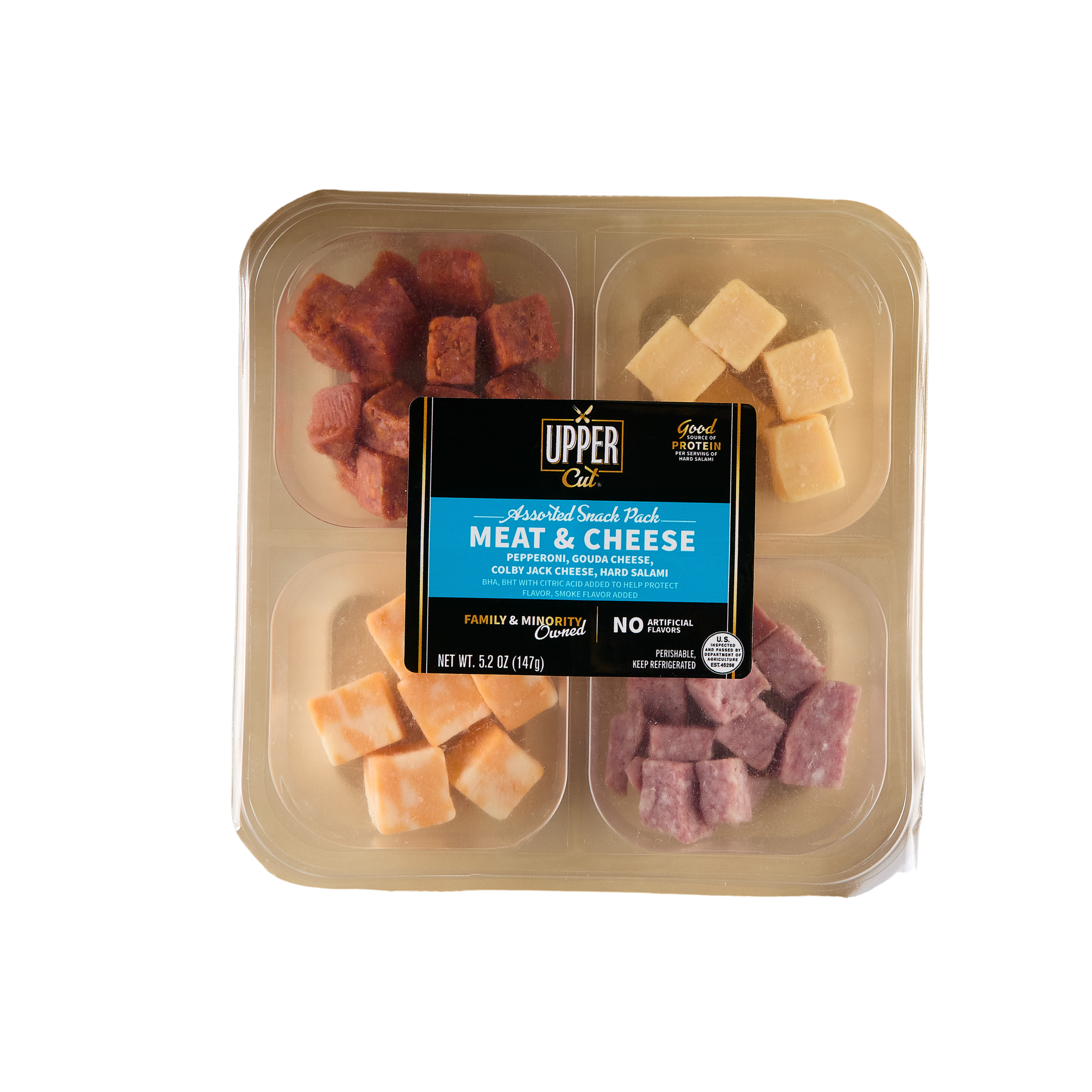 Upper Cut Meat & Cheese Snack Pack