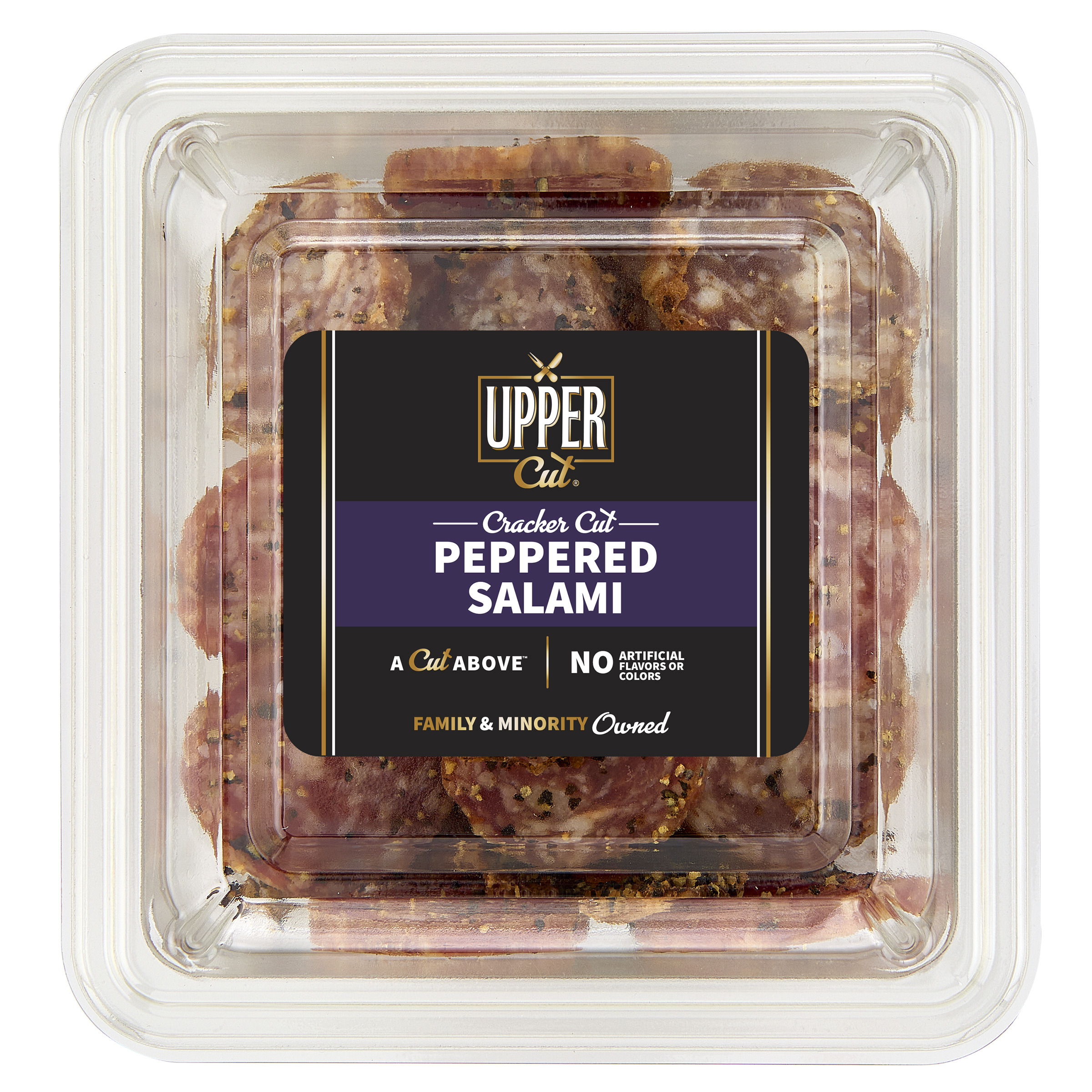 Upper Cut Peppered Salami - Featured