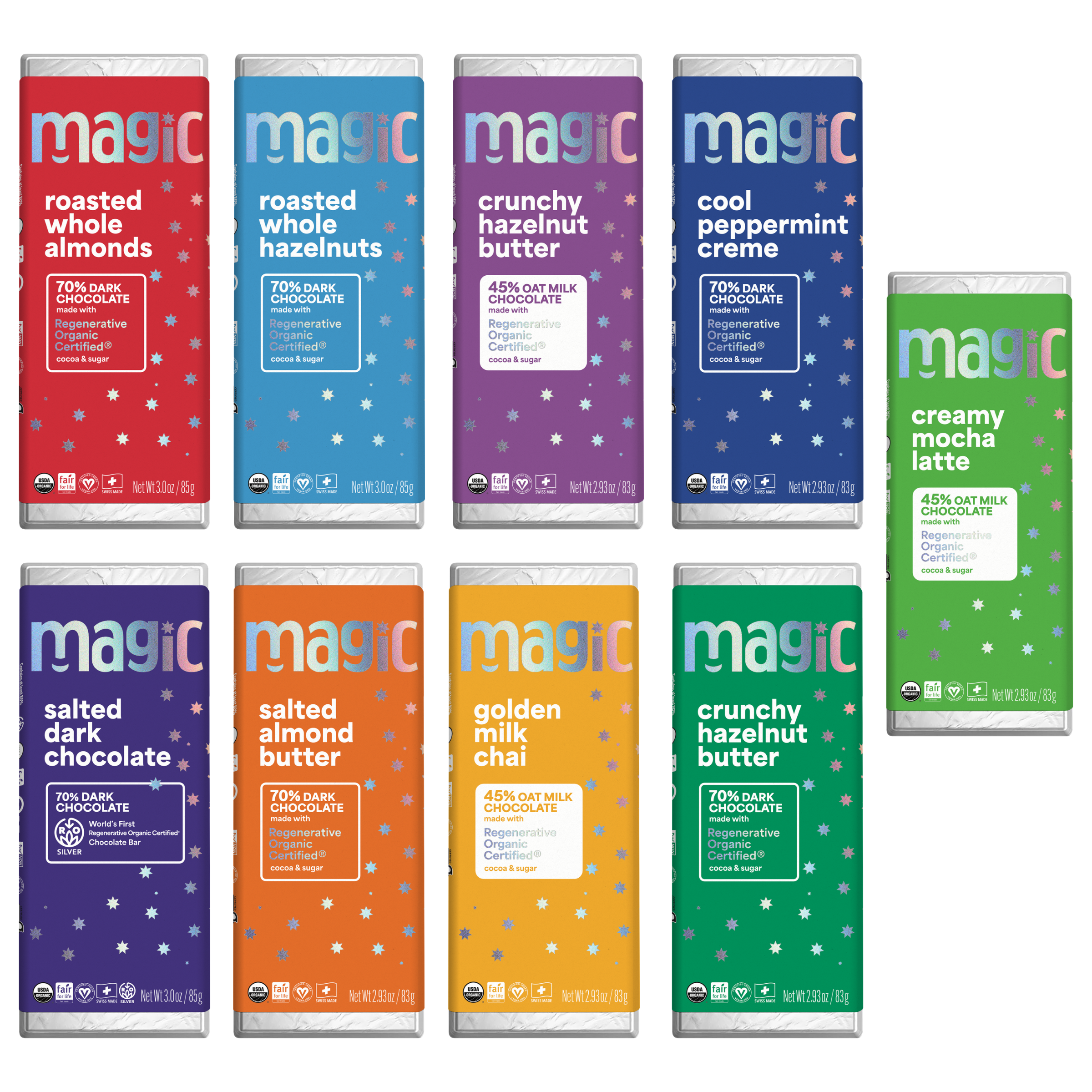 Magic Chocolate Vegan Chocolate Bars